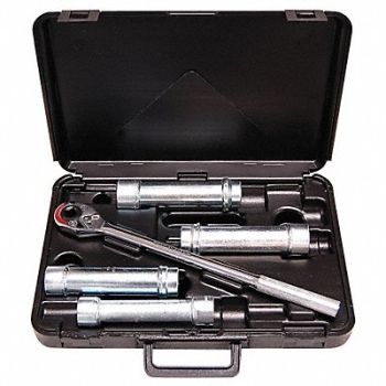 WHEELER-REX Impct SktSt Stl ZncPltd 1 1/16-1 7/16 in, 38L062