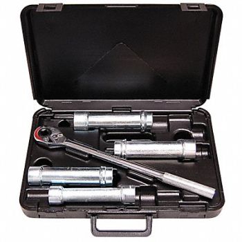 WHEELER-REX Impct Skt St Stl Zinc Pltd 7/8-1 1/4 in, 38L064