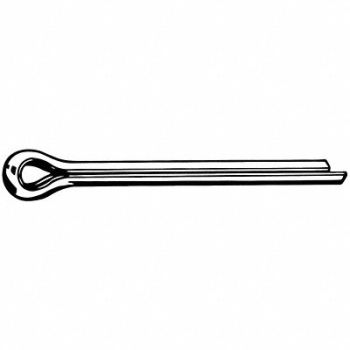 GRAINGER APPROVED Cotter Pin Ext Prong 3/32 Dx1 L PK100, 41JW06