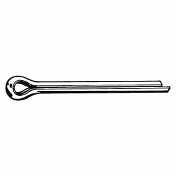 GRAINGER APPROVED Cotter Pin 10mmDx125mm L SS A4 PK5, 41KV59