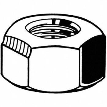 GRAINGER APPROVED Locknut 1 1/8 -12 Znc Stl 1 11/16 55PK, 42JU34