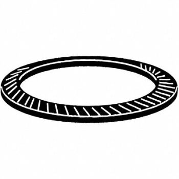 GRAINGER APPROVED Disc Spring 1.0mm Thick Steel PK100, 54FM89
