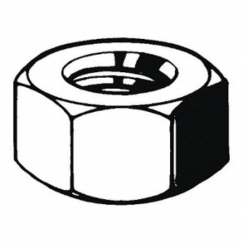 GRAINGER APPROVED StrctNt HDGal Stl M16-2.00 100PK, 38CV81