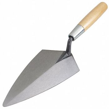 KRAFT TOOL Brick Trowel 10in L Steel, 38LY42