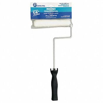 PREMIER Paint Roller Frame 6 1/2 L 1/4 Nap, 38M519