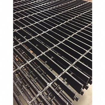 GRAINGER APPROVED Carbon Steel Rectangle Bar Grating 10 L, 49M937