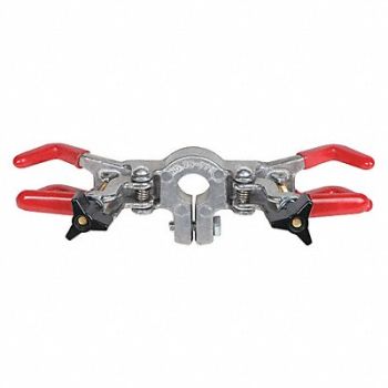 BURRELL SCIENTIFIC Finger Clamp Aluminum 3/4 in Dia, 38MW81