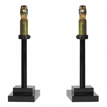 BURRELL SCIENTIFIC Pillar Support Blocks Aluminum 3/4india, 38MW91