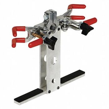 BURRELL SCIENTIFIC Volumetric Clamp Aluminum 3/4 in Dia, 38MW92