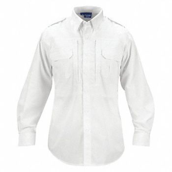 PROPPER Tactical Shirt Long Sleeve XL3 White, 38MZ32