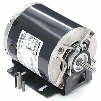 MARATHON MOTORS Motor 1/6 HP 1725 rpm 48 115V, 490T83