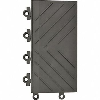 NOTRAX Mat Ramp Black 6 in x 12 in PK6, 38N614