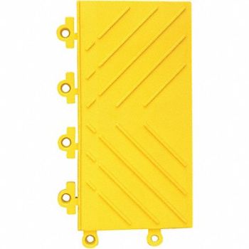 NOTRAX Mat Ramp Yellow 6 in x 12 in PK6, 38N616