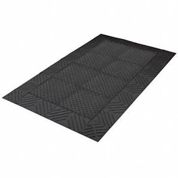 NOTRAX Antifatigue Mat Black 3ft. x 5ft., 38N619