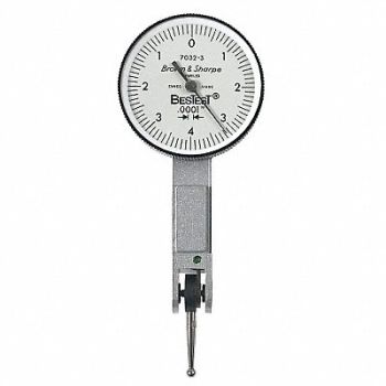 TESA BROWN SHARPE Dial Test Indicator Vert 0 to 0.0001 In, 38N938