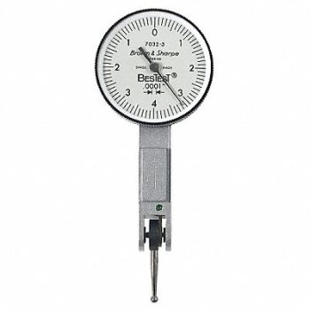 TESA BROWN SHARPE Dial Test Indicator Vert 0 to 0.008 In, 38N950