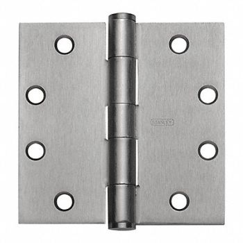 STANLEY Butt Hinge Steel 75.0 lb Load Capacity, 53DY39