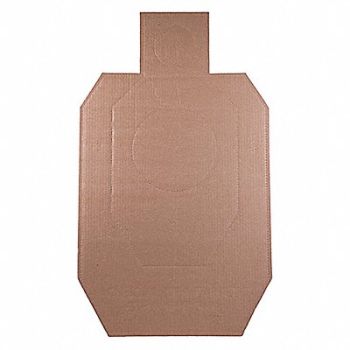 ACTION TARGET IDPA Target Cardboard PK25, 38NE50