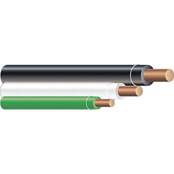 SOUTHWIRE Wire 12AWG THHN Sld Blk Grn Wht 350ft, 38NF43