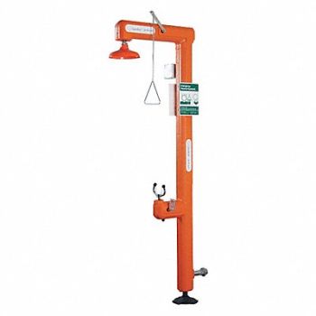 GUARDIAN EQUIPMENT Heat-Trace Shower/Eyewash NPT Btm, 38NJ13