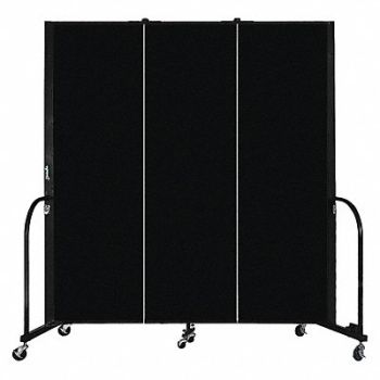 SCREENFLEX Portable Room Dvdr 3 Panels 72inHx69inW, 38RX48