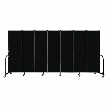 SCREENFLEX Portable Room Dvdr 7 Panels 72inHx157inW, 38RX50
