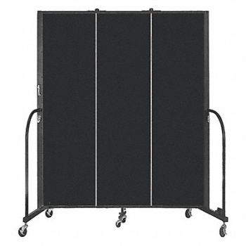 SCREENFLEX Portable Room Dvdr 3 Panels 80inHx69inW, 38RX54
