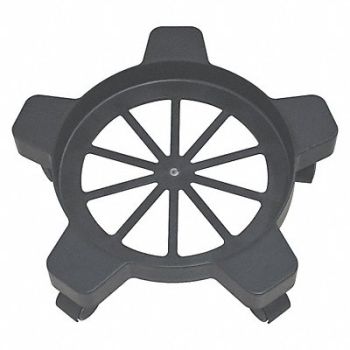GRAINGER APPROVED Pail Dolly 75 lb Plastic Black, 38RY68