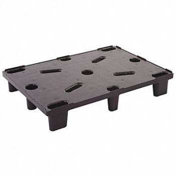 GRAINGER APPROVED Pallet 41-13/16in.Lx29-13/16in.H Black, 38TA09