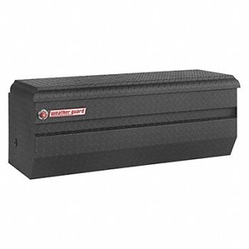 WEATHER GUARD Chest Box 47 W Bolt-On Keyed Black, 38TG26