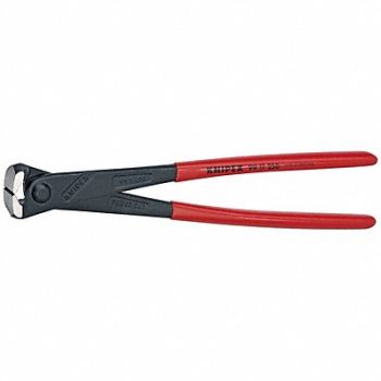 KNIPEX Precision Nippers 10in.L. Red, 38TG96