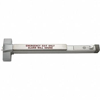 GRAINGER APPROVED Alarmed Exit Device Hex Dogging Fits 4In, 38UK54