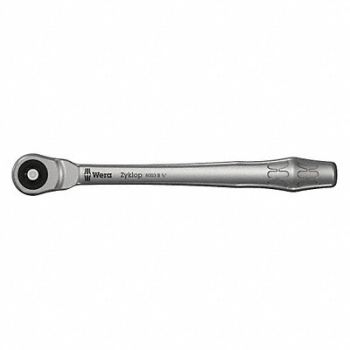 WERA Hand Ratchet 3/8 Dr. 8-3/4 L, 38UR81