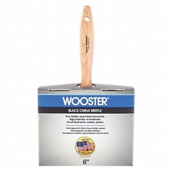 WOOSTER Paint Brush Flat Sash 6, 38UX31