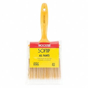 WOOSTER Paint Brush 4 in Wall Synthetic Soft, 38UX43