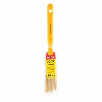 WOOSTER Paint Brush 1 in Angle Sash Synthetic, 38UX44