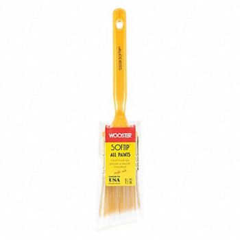 WOOSTER Paint Brush 1 1/2 in AngleSash Synthetic, 38UX45