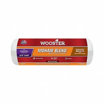 WOOSTER Roller Cover 9 L 1/4 Nap Mohair, 38UX84