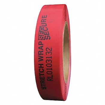 NOVAVISION Tamper Evident Tape 2 mil Red, 38UZ37