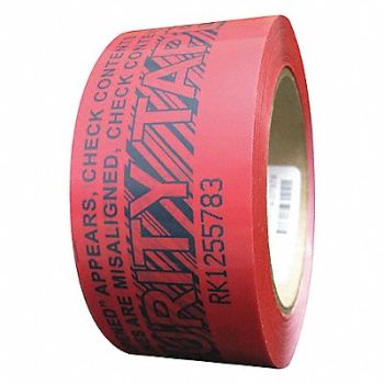 NOVAVISION Tamper Evident Tape 2 mil Red, 38UZ38