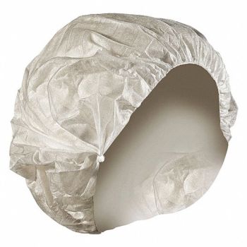 CELLUCAP White PPL Bouffant Cap 24 in PK1000, 38UZ62