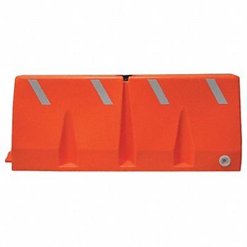 GRAINGER APPROVED Polycade Traffic Barrier 16-1/2inW, 38UZ84