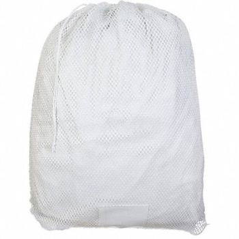 GRAINGER APPROVED Mesh Laundry Bag White 24in. PK12, 38VA14