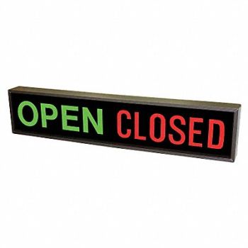 TAPCO LED Parking Sign Open/Closed 7 x 34, 38V906