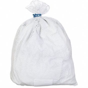GRAINGER APPROVED Mesh Laundry Bag White 36in. PK12, 38VA09