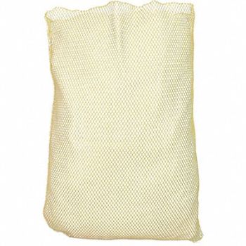 GRAINGER APPROVED Mesh Laundry Bag Yellow PK12, 38VA20