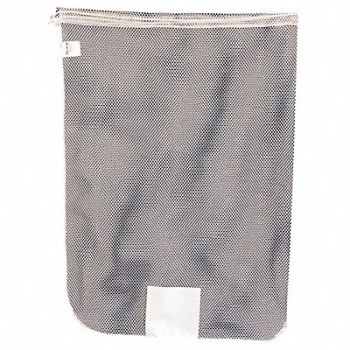 GRAINGER APPROVED Mesh Laundry Bag White Drawcord PK12, 38VA25