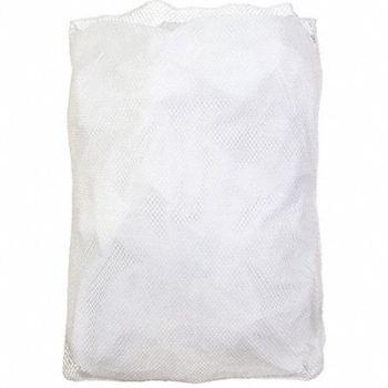 GRAINGER APPROVED Mesh Laundry Bag White PK12, 38VA26