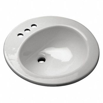Zurn Sink DShape 14-3/4inx12inx6-1/2in, 38VC51