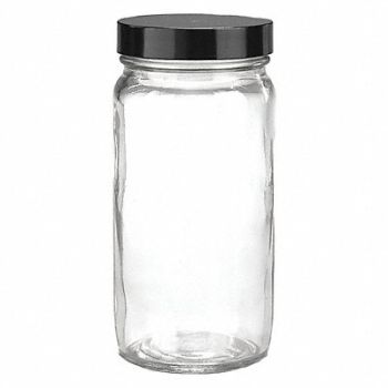 KIMBLE Testing Jar 60mL Round Clear PK216, 38VJ71